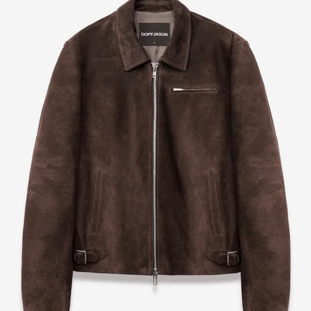 (XL) 도프제이슨 풀업 스웨이드 클래식 싱글 자켓 모카