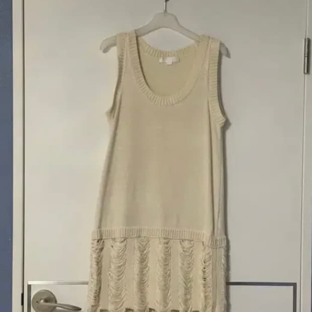 태슬 니트 원피스 