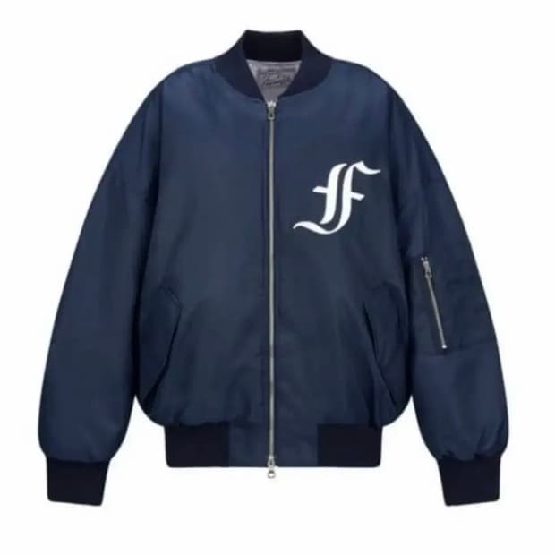 샵페어리 봄버 자켓 네이비 
