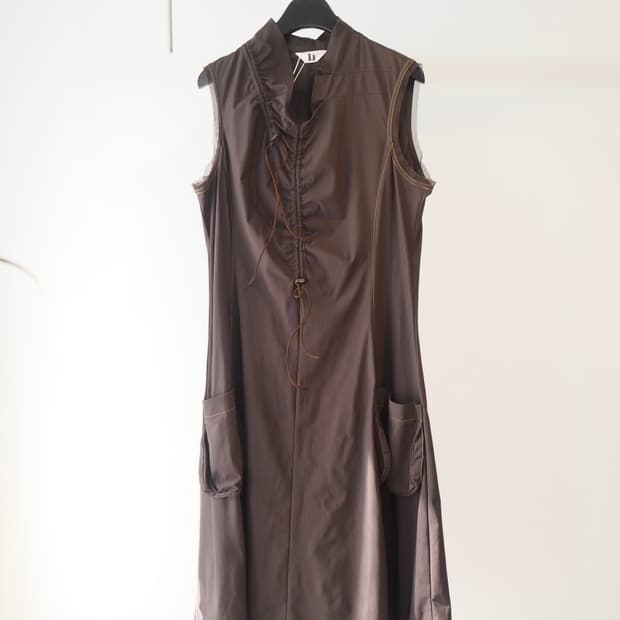 t.b shirring one piece 