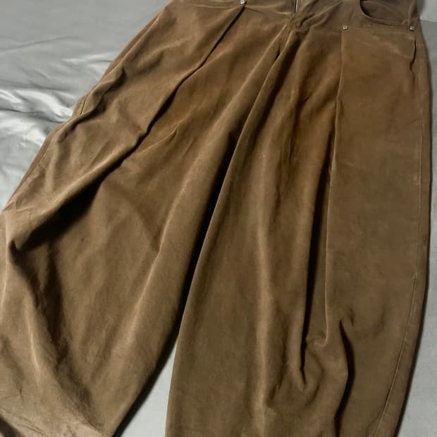 0) 아이돈 워너셀 벌룬팬츠 (브라운)