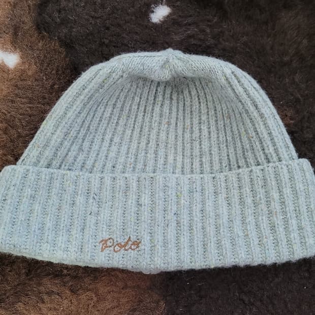 폴로 랄프로렌 100% 메리노 울 비니