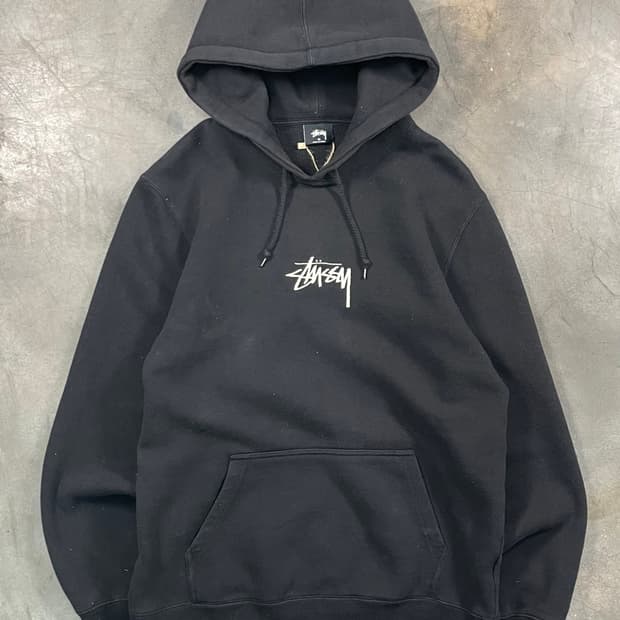 스투시 스탁로고 스웻후드