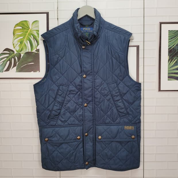폴로랄프로렌 네이비 퀼팅 조끼 베스트 S사이즈