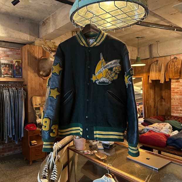 80s USA 빈티지 Butwin 버트윈 바시티 자켓