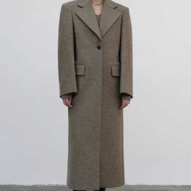 로우클래식 롱코트 