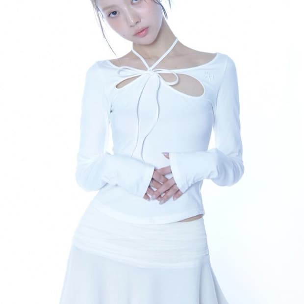 페인오어플레져 오키드 탑 화이트 s