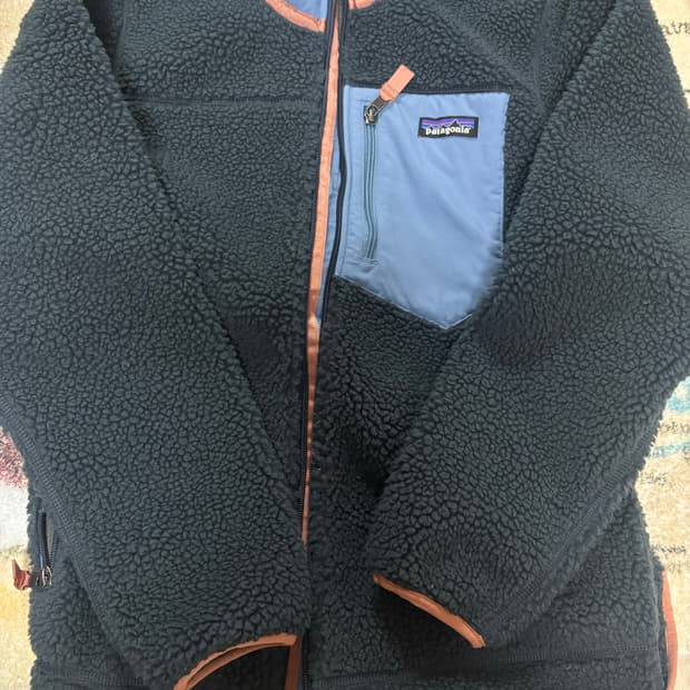 파타고니아 레트로X 플리스 네이비/블루 m