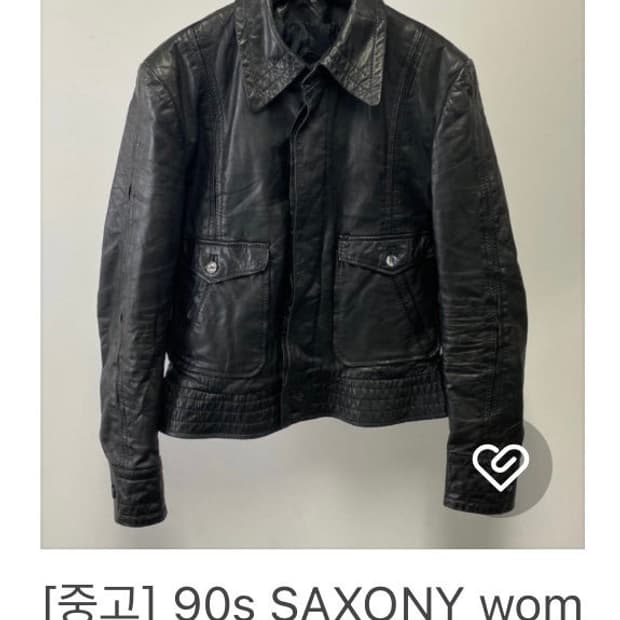 빈티지 램스킨 레더 자켓 38사이즈