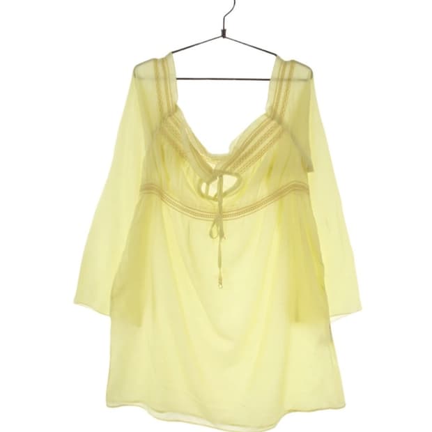 빈티지 노랑 원피스L