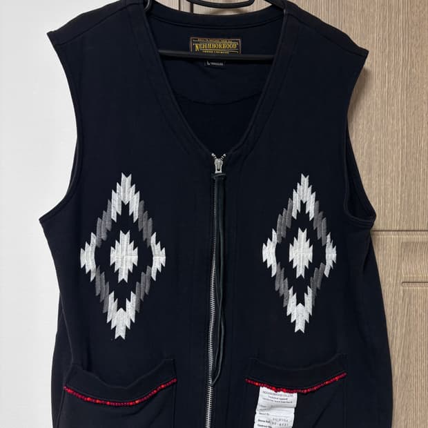 네이버후드 오르테가 베스트 집업 L