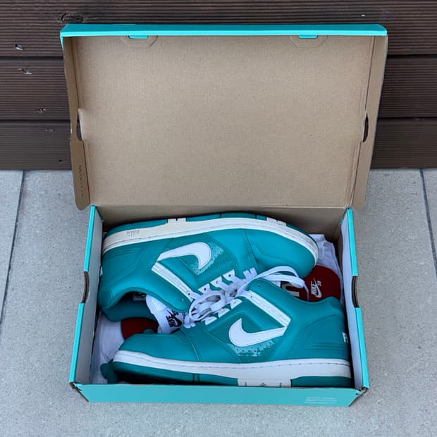 나이키 x 슈프림 sb 에어포스 2