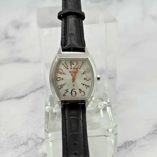 80s90s 빈티지 세이코 루키아 기요쉐 패턴 썬레이 워치