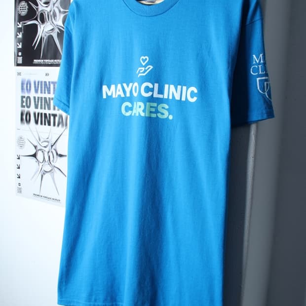 (L-2XL) 길단 반팔 티셔츠 USA 빅사이즈 연블루-H30219