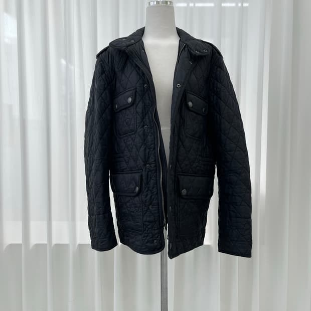 버버리 브릿 블랙 퀼팅 자켓 S