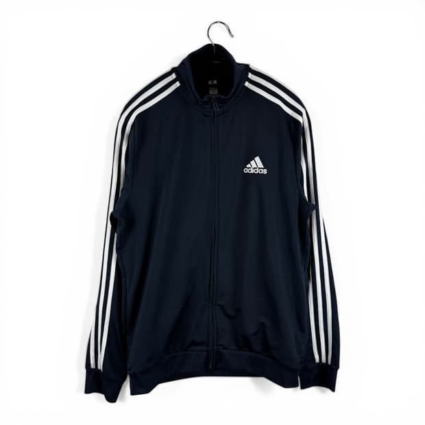 (L) 아디다스 삼선 트랙탑 져지 네이비