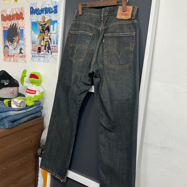 00s Levis 리바이스 569 루즈 스트레이트 데님 팬츠