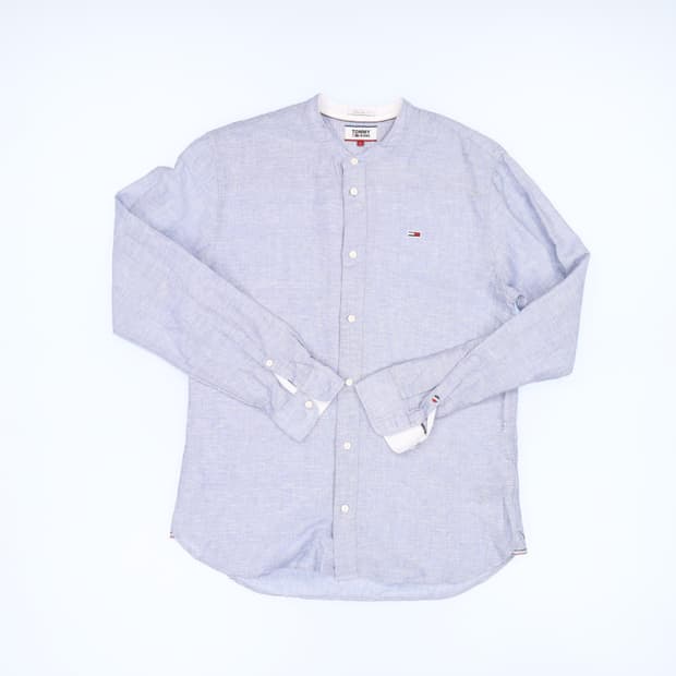 [L] 타미힐피거 핸리넥 린넨 셔츠 남방 0106J
