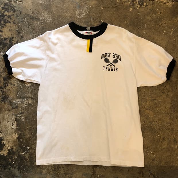 70s~90s Ringer T-shirt-L