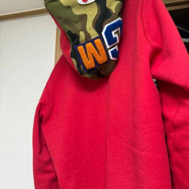 베이프 샤크 풀 집 후드