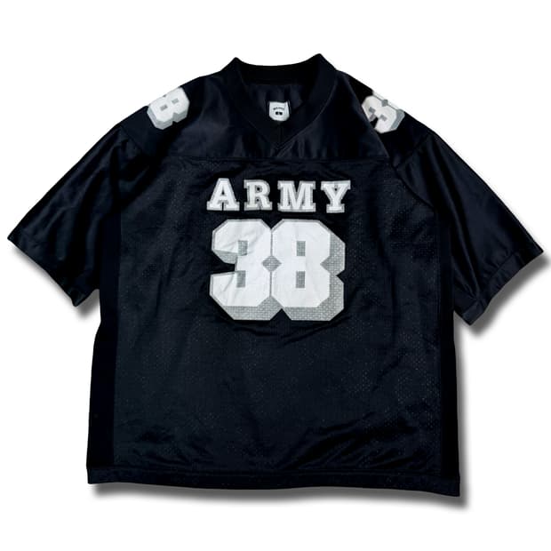 더블탭스 빈티지 아카이브 ARMY 풋볼/하키 메쉬 저지