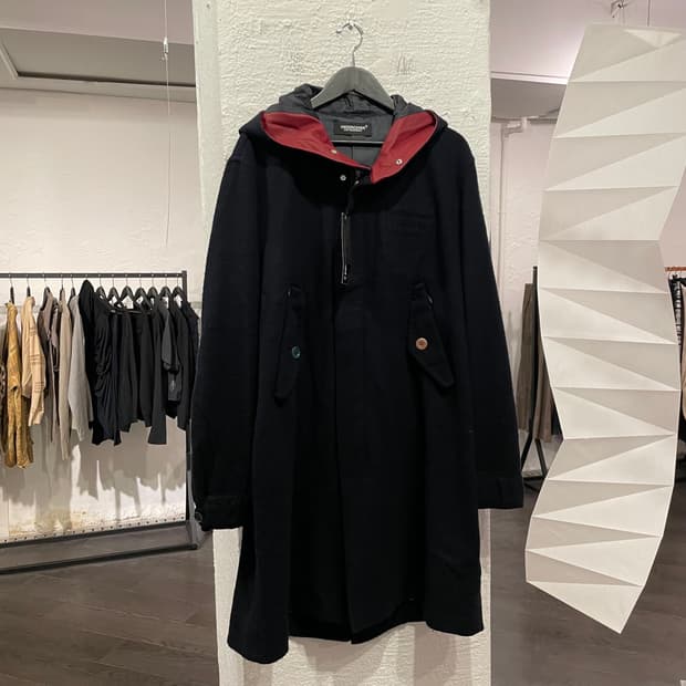 언더커버 축융 울 오버사이즈 파카