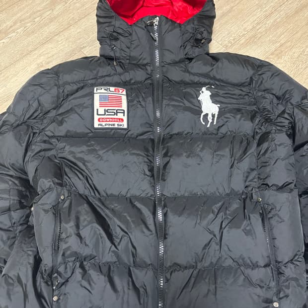 폴로 빅포니 성조기 usa 패딩