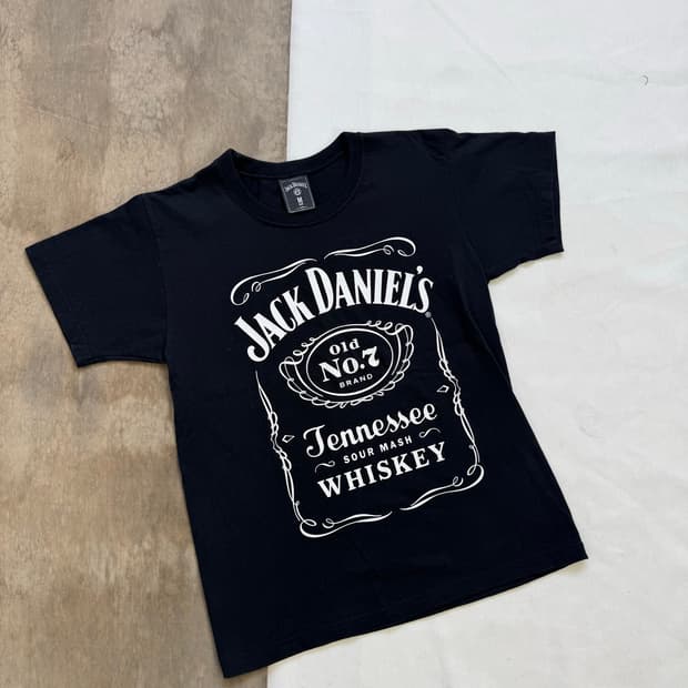 jack daniel's 잭다니엘 프린팅 반팔