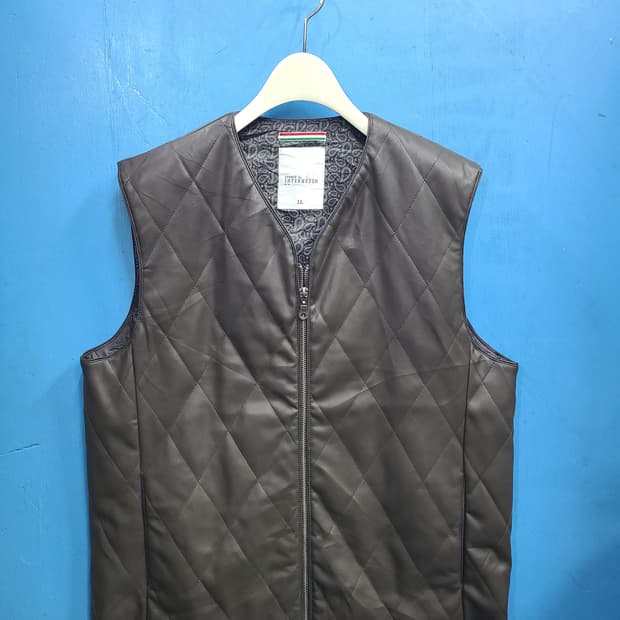 희귀 일본판 인터메조 가죽조끼 like아메카지
