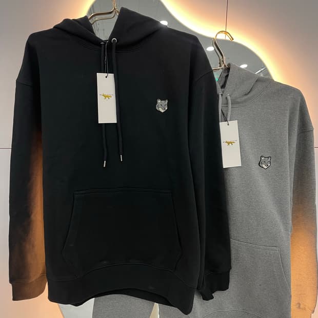 [QR인증 가능] [새상품] 메종키츠네 그레이폭스 남여공용 후드티