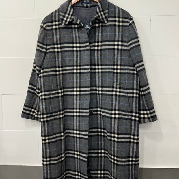 버버리 체크 코트