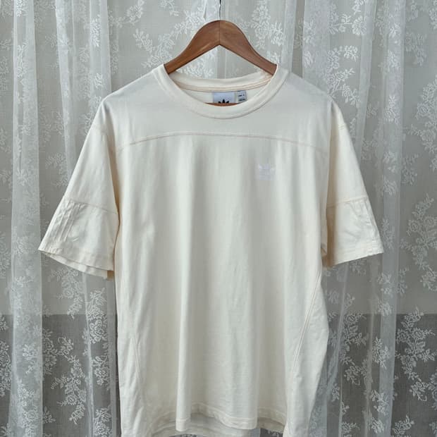 2XL) 아디다스 오리지널 CC 반팔 티셔츠 크림