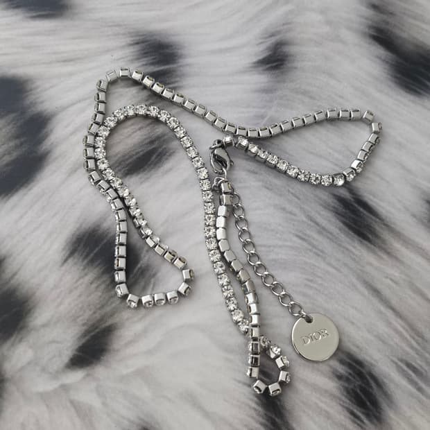 447 디올 빈티지 테니스 목걸이 / 정품 업사이클링