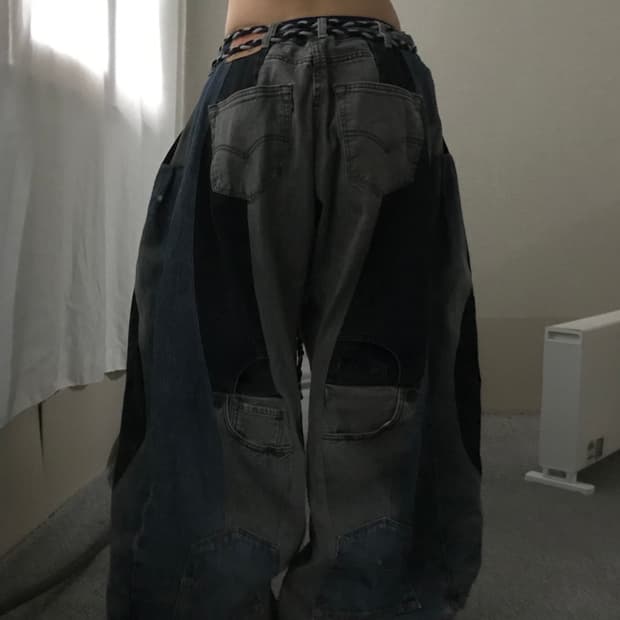 리바이스 와이드핏 커스텀팬츠