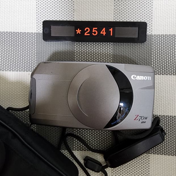 캐논 Z 70W 필름카메라 리모컨 파우치포함