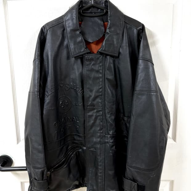 90s Salomé Marc Buchanan 가죽 자켓