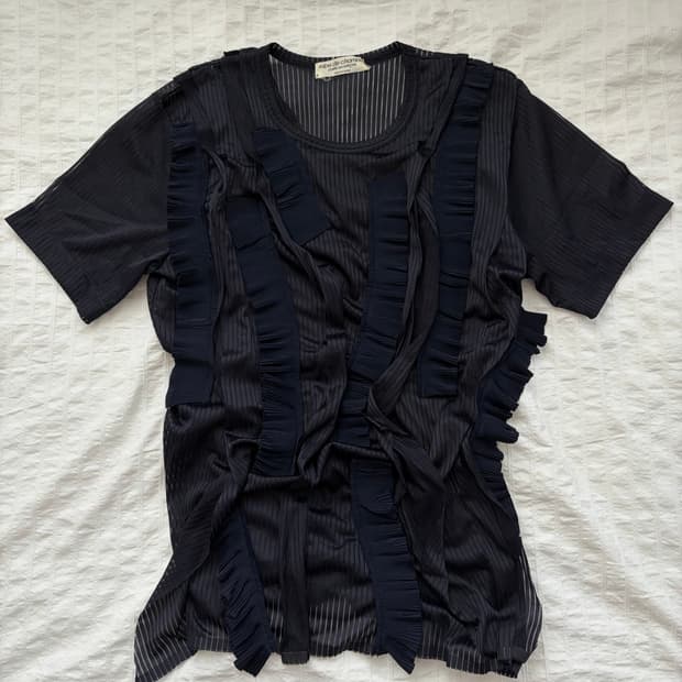 AD1991 Nylon Gather Tape Cut Saw T Shirt