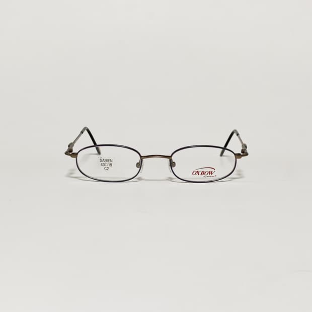 933 데드스탁 네이비 오벌 슬림 직사각 라운드 알러지방지 빈티지안경 픽