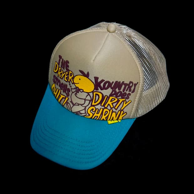 KAPITAL Kountry Dirty Shrink Trucker Hat