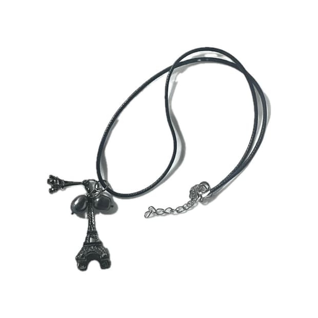 고딕 고스 펑크 y2k 갸루 에펠탑 목걸이 