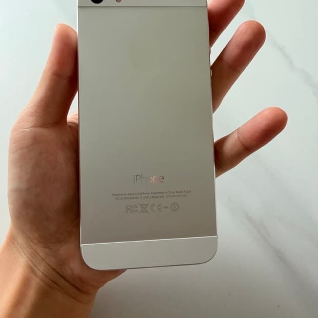아이폰 5s 실버 (무음 카메라0)