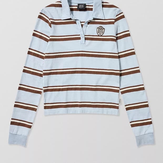 Bdg 핀터레스트 스트라이프 럭비티