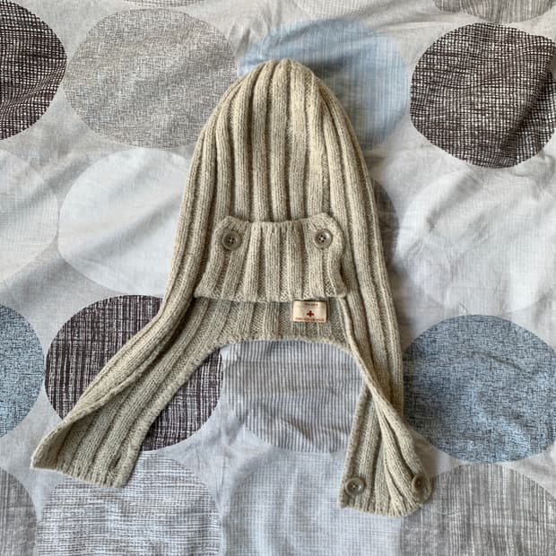 5G wool 3X3 rip 헌팅 니트 캡/비니