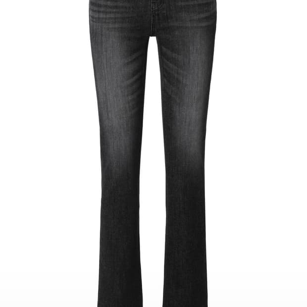 쓰리타임즈 5501 부츠컷 블랙 진 S