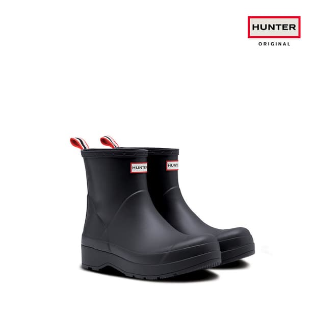 헌터 MEN 오리지날 플레이 숏 레인부츠 블랙 260