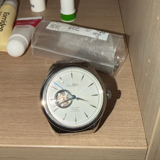 알바 오토매틱 시계