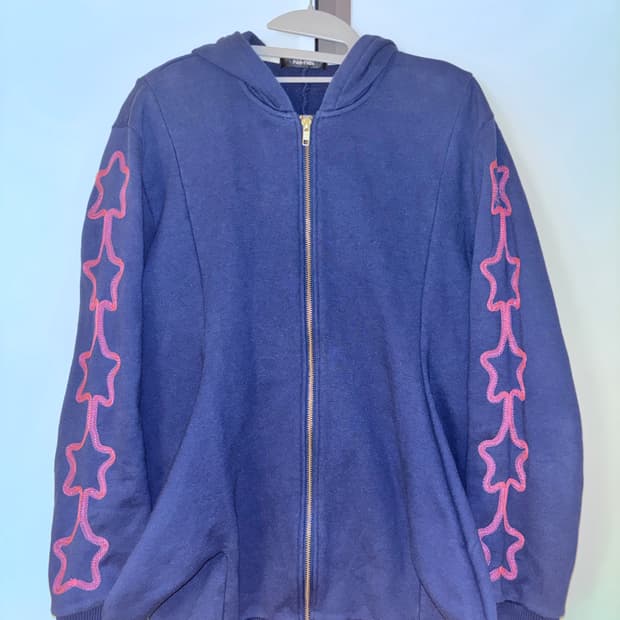 Ne-net hole and fins hoodie 후드