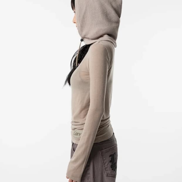 YEEL 보트넥 롱슬리브 BEIGE