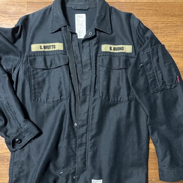 WTAPS(더블탭스) 블랙 셔츠 자켓