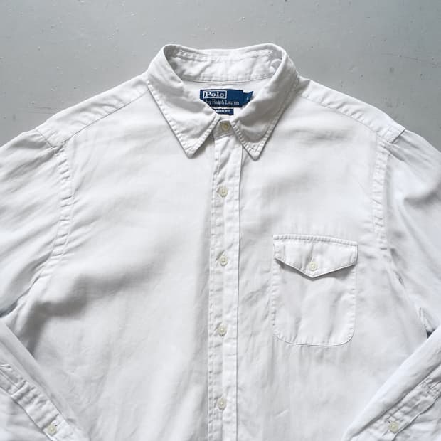 Polo HBT One Poket White Shirt